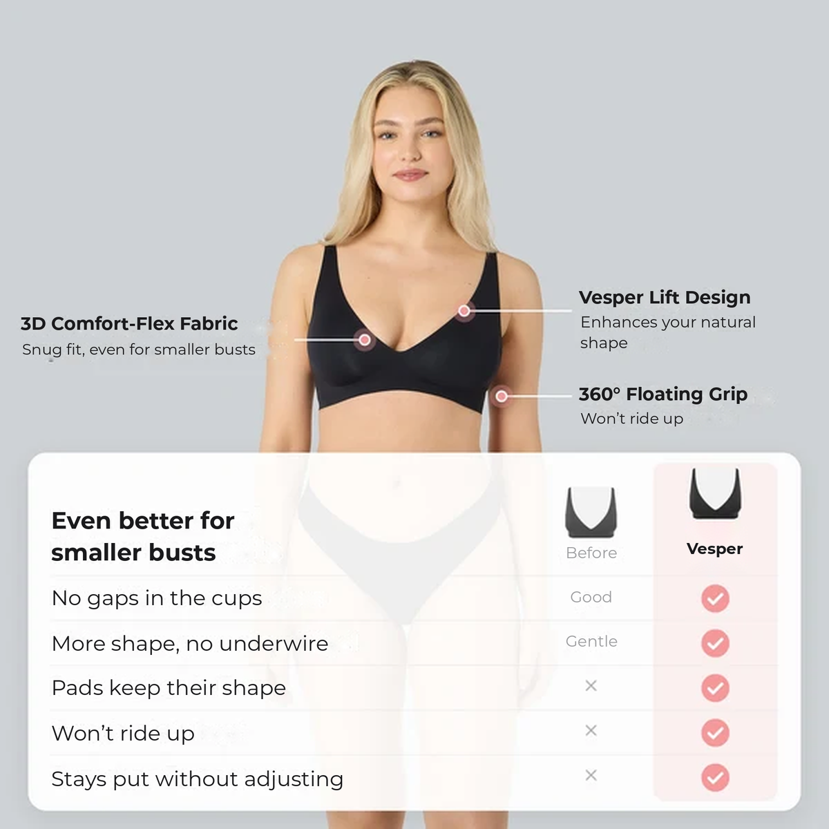 The Vesper Comfort Bra